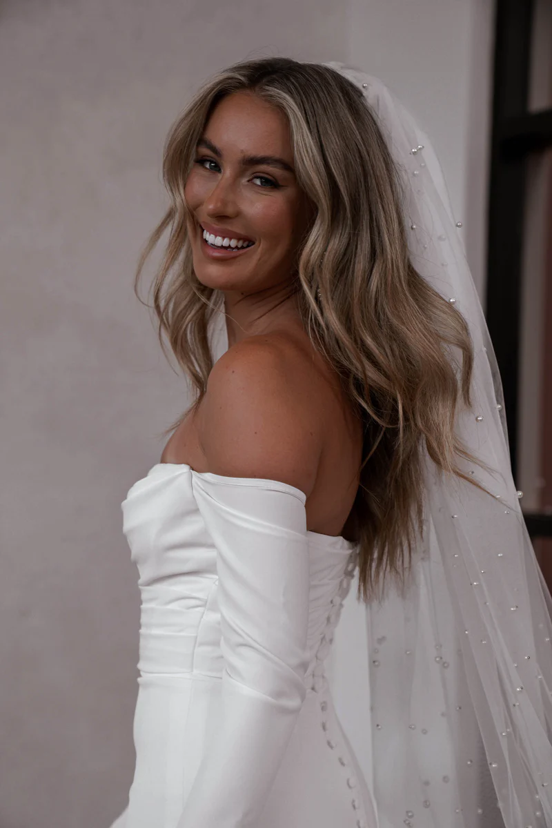 SHORT PEARL VEIL - Image 6