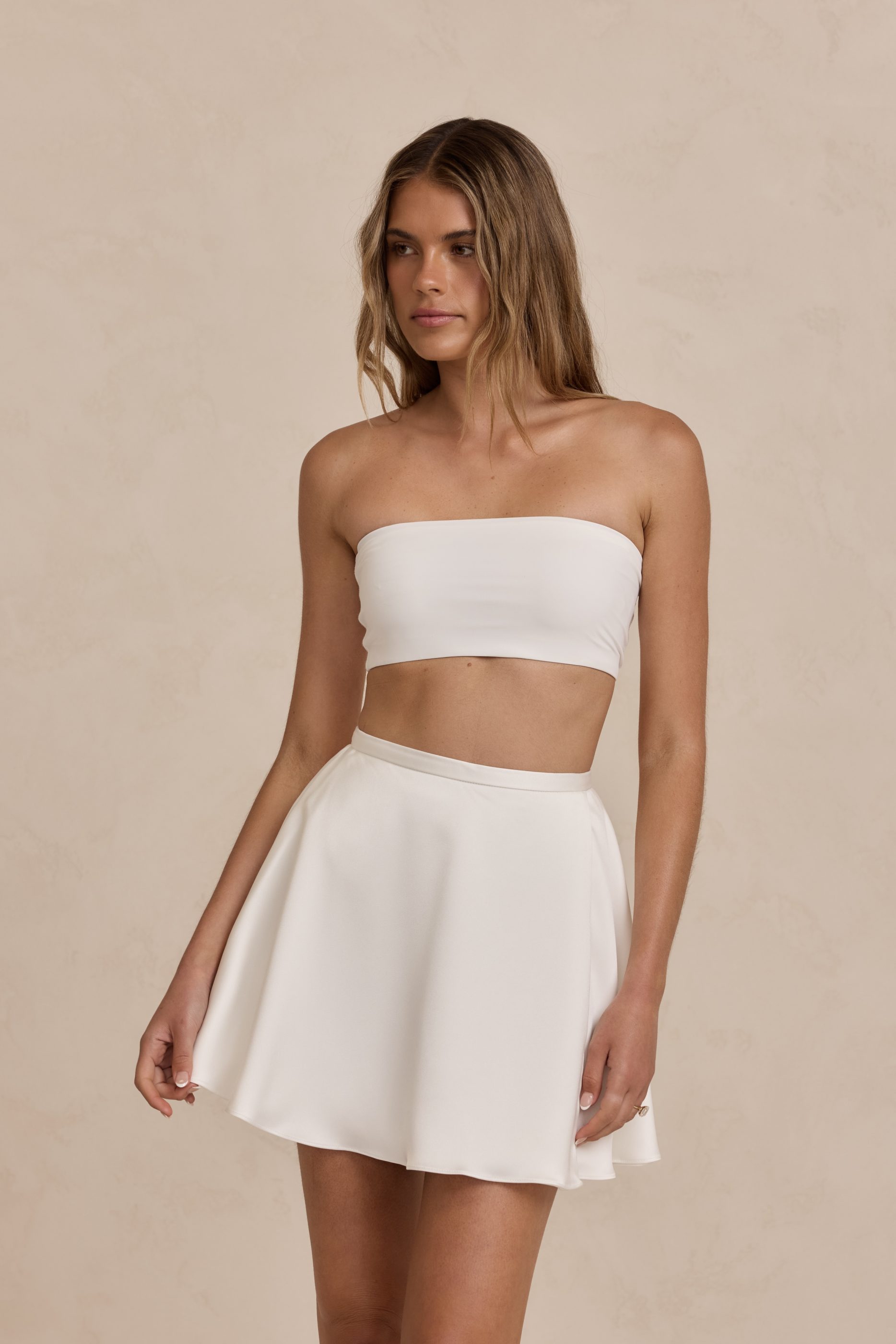 LANDON MINI SKIRT WITH SPLIT
